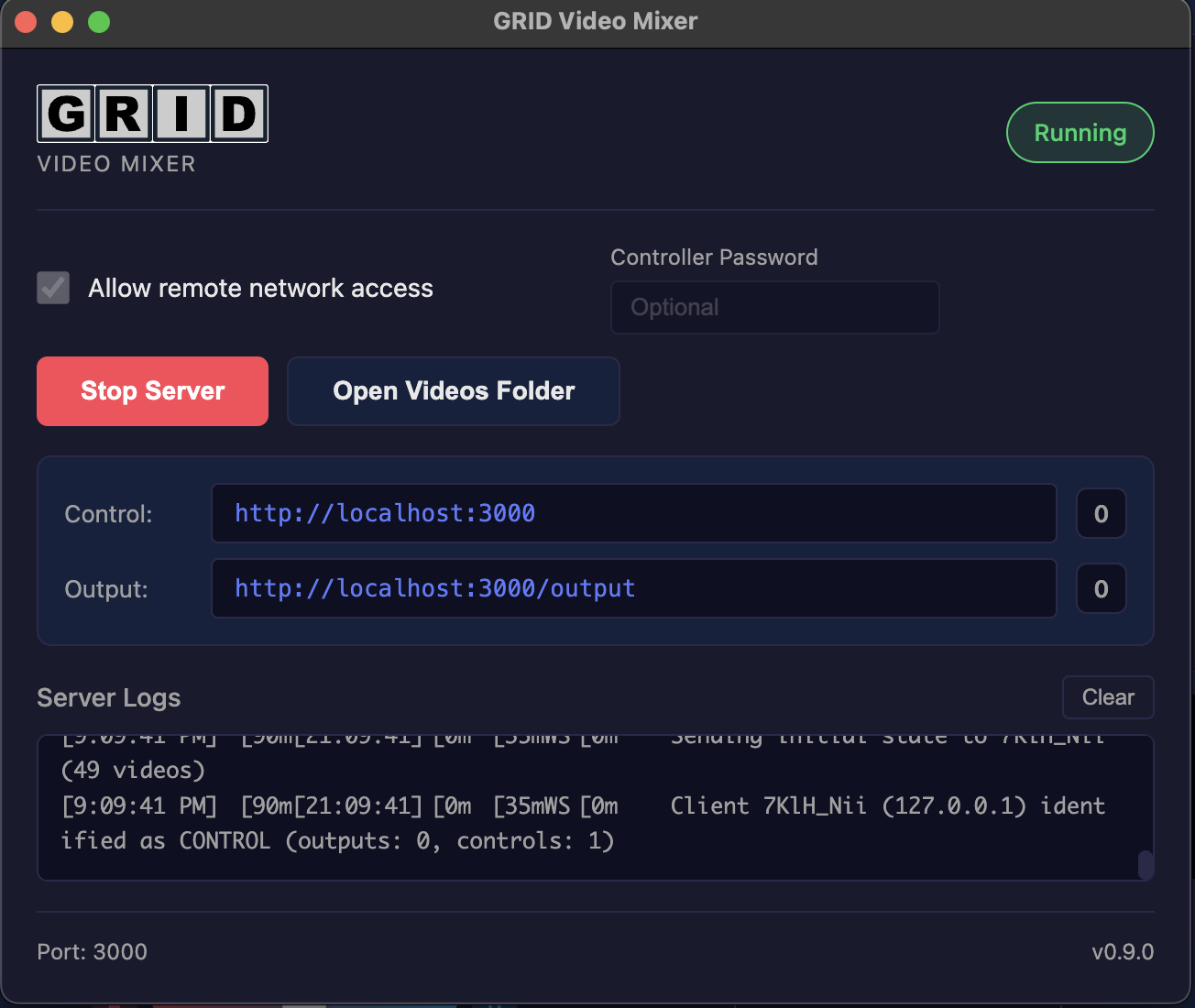GRID desktop launcher application for macOS, Windows, and Linux